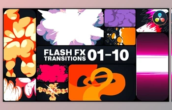 Download Flash <span class='badge badge-warning'>FX</span> Transitions for DaVinci Resolve (Videohive 51869167)