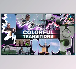 Download Colorful Transitions for DaVinci Resolve (Videohive 51868965)