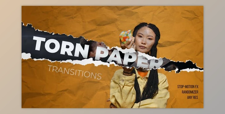 Download Torn Paper Transitions (Videohive 52024406)