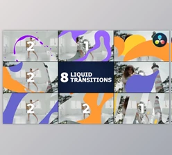 Download Liquid Transitions | DaVinci Resolve (Videohive 51933026)