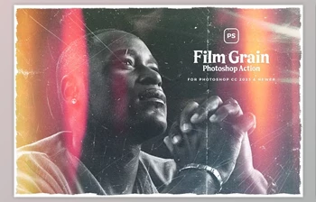 Download Film Grain Photoshop <span class='badge badge-warning'>Action</span> - 120919016