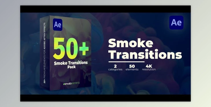 Download Smoke Transitions (Videohive 52097310) - AE Project