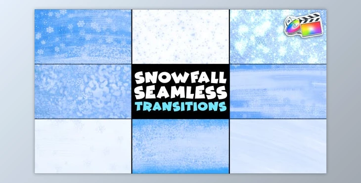 Download Snowfall Seamless Transitions | FCPX (Videohive 49794186)