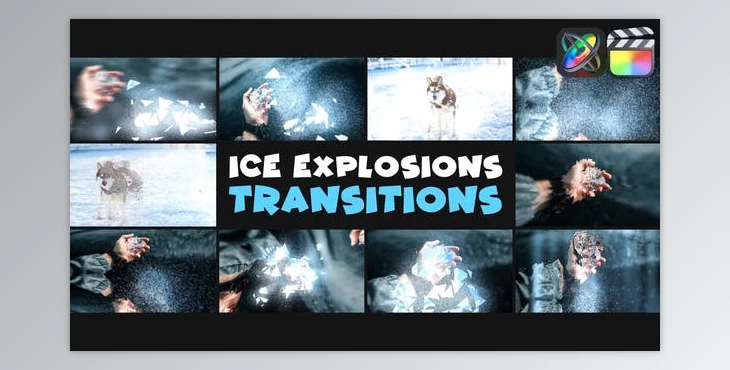 Download Ice Explosions Transitions | FCPX (Videohive 49554759)