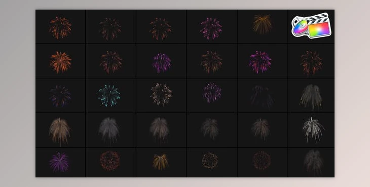 Download Fireworks for FCPX (Videohive 49598534)