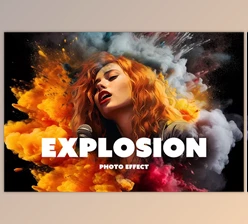 Download Cinematic Explosion Photo Effect - 91720572