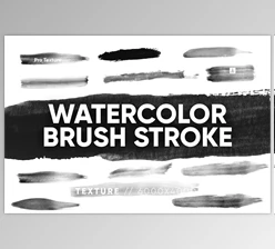 Download 30 Watercolor Brush Stroke Texture - 91600551
