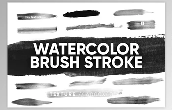Download 30 Watercolor <span class='badge badge-warning'>Brush</span> Stroke Texture - 91600551