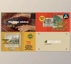 Download Vintage Retro Slides | DaVinci Resolve (Videohive 49870130)
