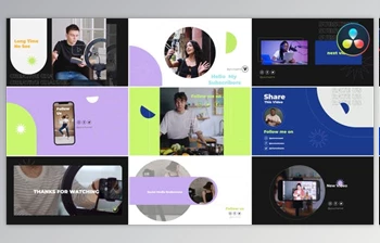Download Youtube Creative Endscreens for <span class='badge badge-warning'>DaVinci</span> <span class='badge badge-warning'>Resolve</span> (<span class='badge badge-warning'>Videohive</span> 49853645)