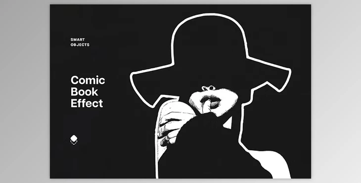Download B&W Comic Book Photo Effect - 92006430