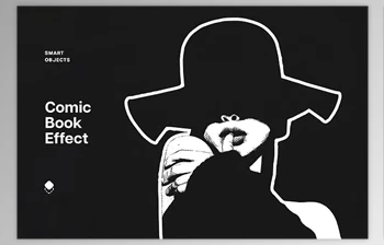 Download B&W Comic Book Photo <span class='badge badge-warning'>Effect</span> - 92006430