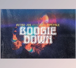 Download Boogie Down - Retro 70s Typeface