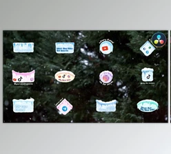 Download Iced Social Media Lower Thirds | DaVinci Resolve (Videohive 49204076)