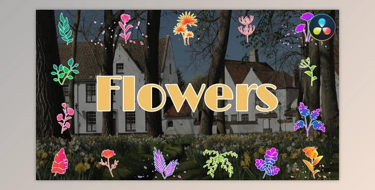 Download Flowers Pack for DaVinci Resolve (Videohive 48634910)