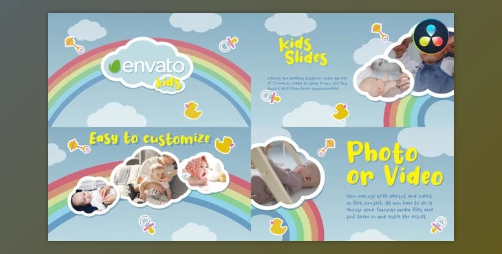 Download Kids Slides for DaVinci Resolve (VideoHive 48963330)