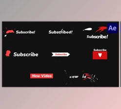 Download Youtube Subscribers for After Effects (Videohive 52120490) - AE Project