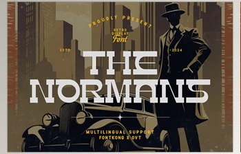 Download The Normans - Retro <span class='badge badge-warning'>Display</span> <span class='badge badge-warning'>Font</span>