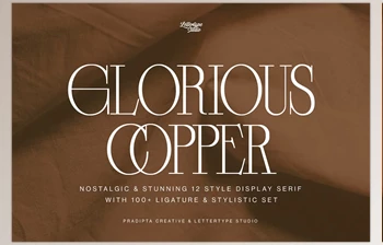 Download Glorious Copper a Nostalgic Serif <span class='badge badge-warning'>Font</span>