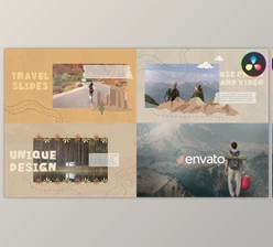 Download Cartoon Travel Slideshow for DaVinci Resolve (Videohive 48252523)
