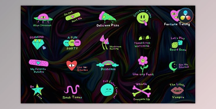 Download Acid Titles for DaVinci Resolve (Videohive 48396825)