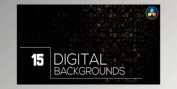 Download Digital Backgrounds for DaVinci Resolve (Videohive 48415306)