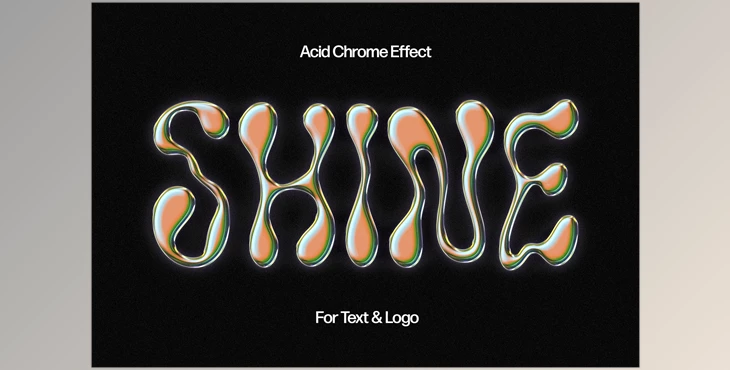 Download Acid Chromatic Text & Logo Effect - 194282791
