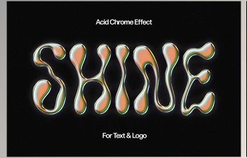 Download Acid Chromatic Text & Logo <span class='badge badge-warning'>Effect</span> - 194282791
