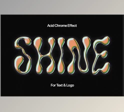 Download Acid Chromatic Text & Logo Effect - 194282791