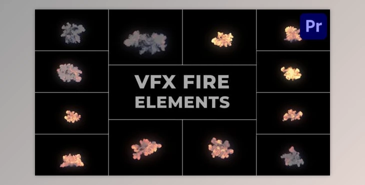 Download VFX Fire Elements for Premiere Pro (Videohive 52141247)