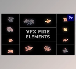 Download VFX Fire Elements for Premiere Pro (Videohive 52141247)
