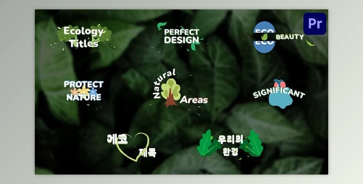 Download Ecology Titles for Premiere Pro (Videohive 52141493)