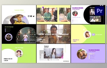 Download End Screen Slides for Premiere <span class='badge badge-warning'>Pro</span> (<span class='badge badge-warning'>Videohive</span> 52077474)