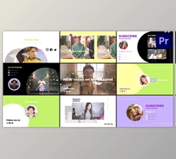 Download End Screen Slides for Premiere Pro (Videohive 52077474)