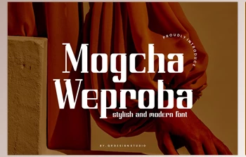 Download Mogcha Weproba - Serif & Modern <span class='badge badge-warning'>Font</span>
