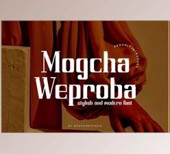 Download Mogcha Weproba - Serif & Modern Font