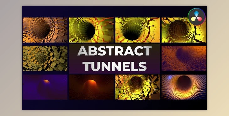 Download Abstract Tunnels for DaVinci Resolve (Videohive 47795741)