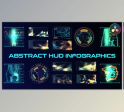 Download Abstract HUD Infographics for DaVinci Resolve (Videohive 47697143)