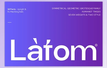 Download Latom Grotesque - Authentic Geometric Sans Serif <span class='badge badge-warning'>Font</span> Family