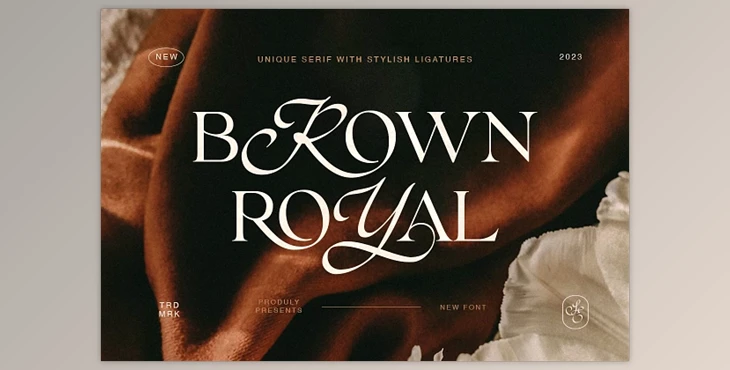 Download Brown Royal - Stylish Ligature Font