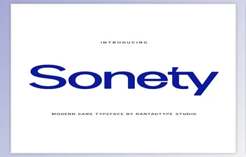 Download Sonety Modern <span class='badge badge-warning'>Wide</span> Sans Typeface
