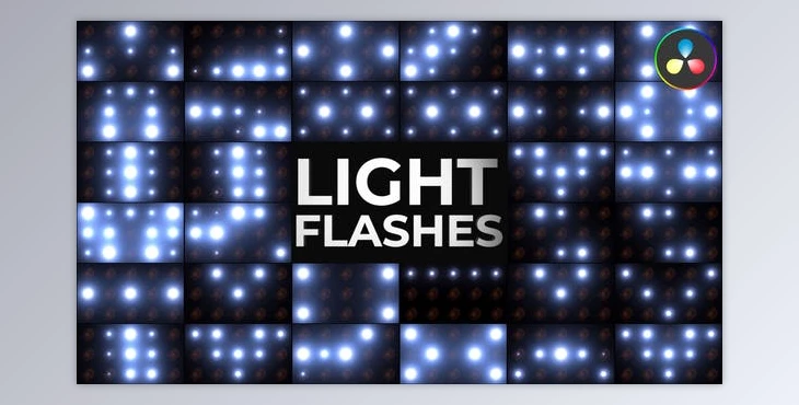 Download Light Flashes for DaVinci Resolve (Videohive 47853283)