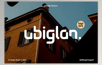 Download Ubiglan - Sans Modern Logo <span class='badge badge-warning'>Font</span>