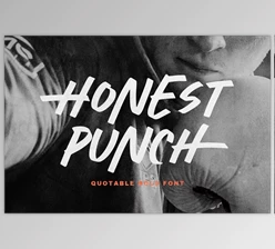 Download Honest Punch - Quotable Bold Font
