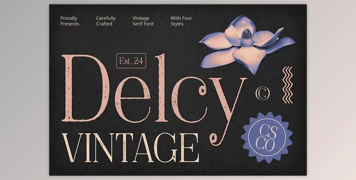 Download Delcy Vintage Font