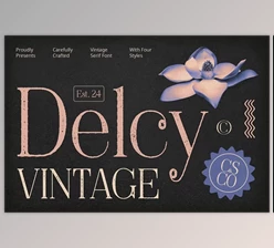 Download Delcy Vintage Font