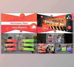 Download Restaurant Menu and Elements for DaVinci Resolve (Videohive 47595502)
