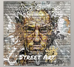 Download Street Art Template for Photoshop - 50573111