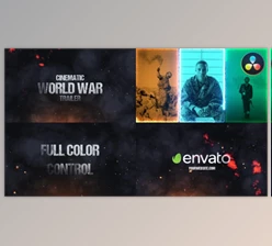 Download Cinematic World War Trailer for DaVinci Resolve (Videohive 47744195)