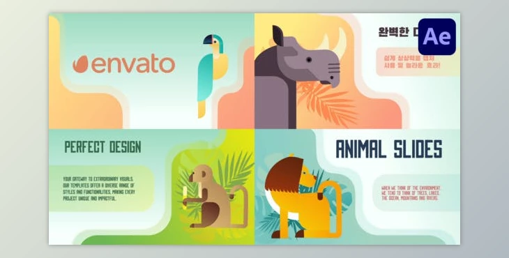 Download Animal Slides for After Effects (Videohive 52123377) - AE Project
